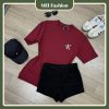 AT02 Áo thun nữ tay lỡ gắn gấu,MEI Fashion,Áo thun nữ,Thời trang nữ