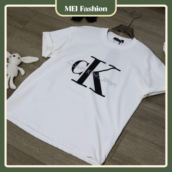 AT02 3 Áo thun cotton nam nữ,MEI Fashion,Thời trang nữ,Áo thun form rộng