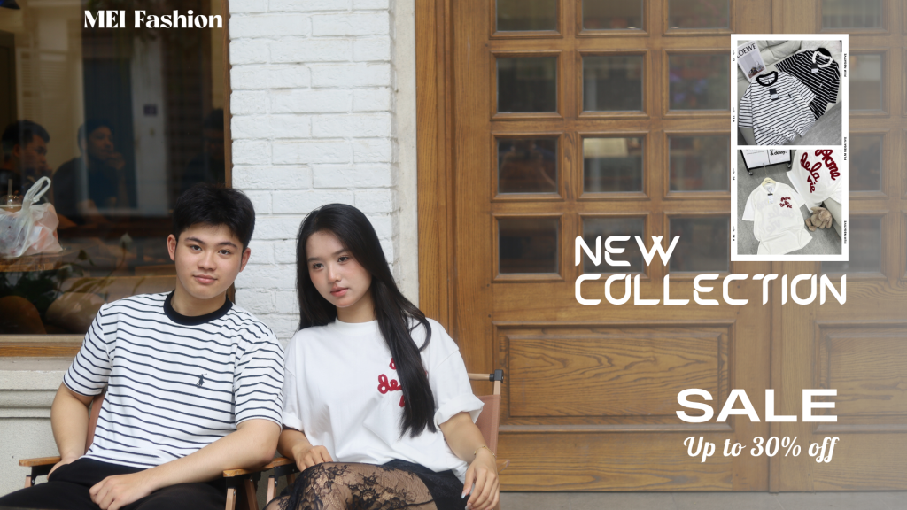 banner áo phông MEI Fashion
