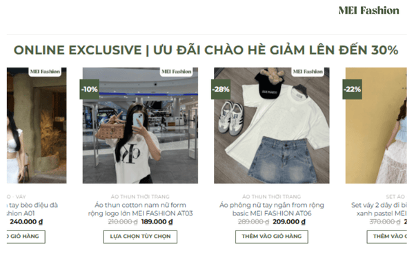 mua áo phông nữ ở đâu