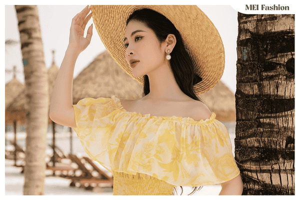 Cách phối đồ đi biển cho nữ 