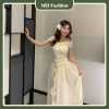 Đầm Trễ Vai Xoắn Dáng Dài