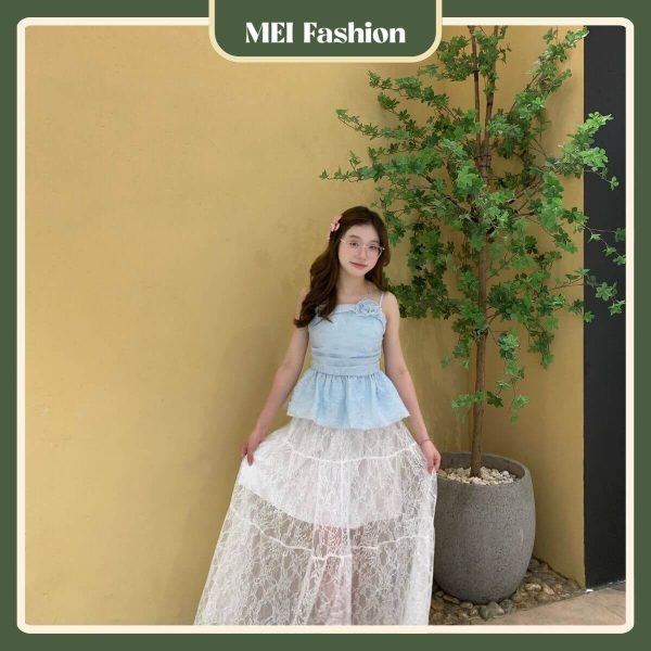 SV01 3 Set váy 2 dây đi biển nữ xanh pastel form dáng dài,set váy 2 dây đi biển nữ,set váy 2 dây đi biển nữ xanh pastel