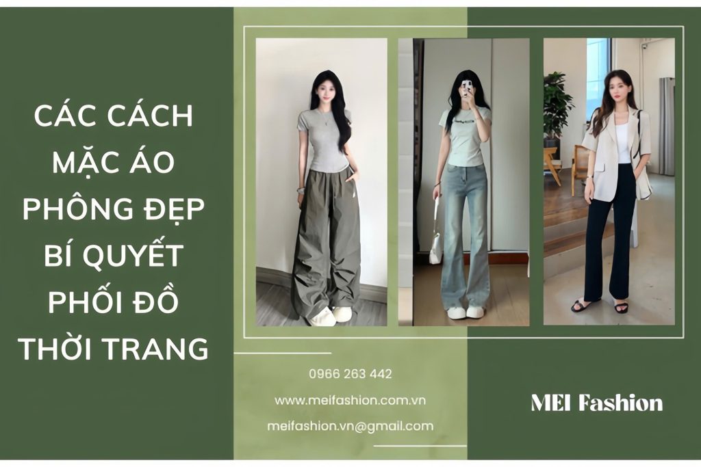 các cách mặc áo phông đẹp cho nàng